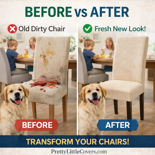 Housses de chaise élégantes : donnez un coup de jeune à vos vieilles chaises !