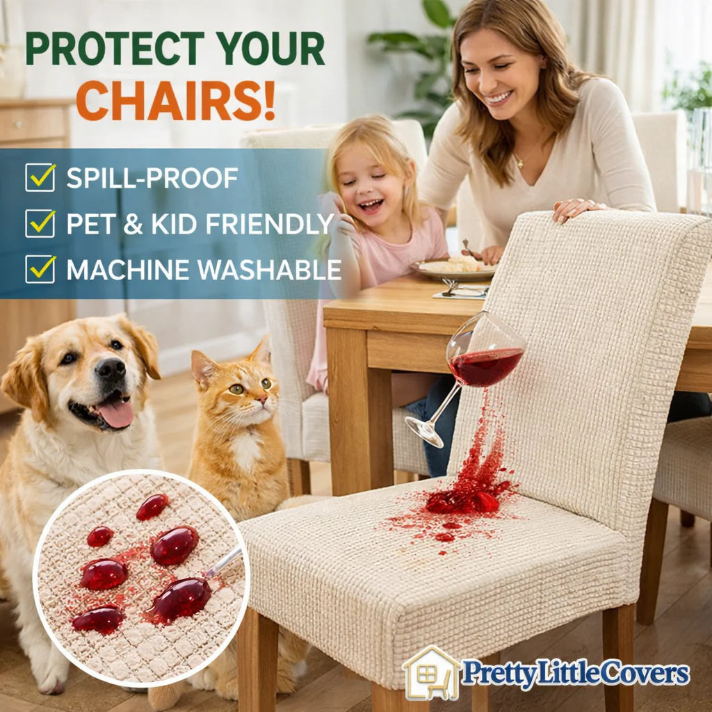 Housses de chaise élégantes : donnez un coup de jeune à vos vieilles chaises !