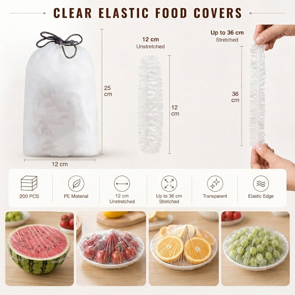 🔥Couvercle alimentaire jetable en plastique souple de qualité alimentaire, pour bols et assiettes.