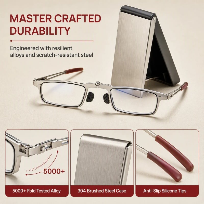 Lunettes de lecture pliables format poche