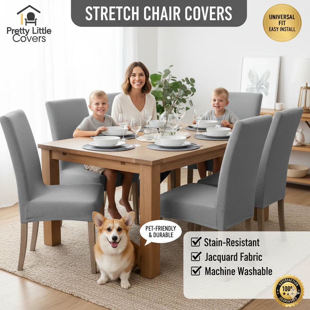 Housses de chaise élégantes : donnez un coup de jeune à vos vieilles chaises !