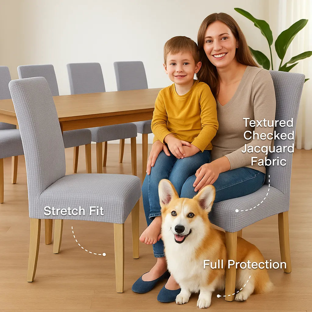 Housses de chaise élégantes : donnez un coup de jeune à vos vieilles chaises !
