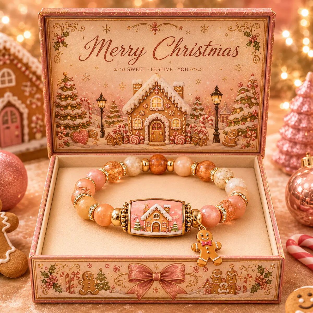 🎄 Ensemble de bracelets à perles « Christmas Story » en édition limitée | Bijoux de Noël à offrir
