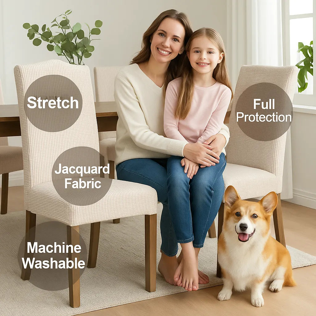 Housses de chaise élégantes : donnez un coup de jeune à vos vieilles chaises !