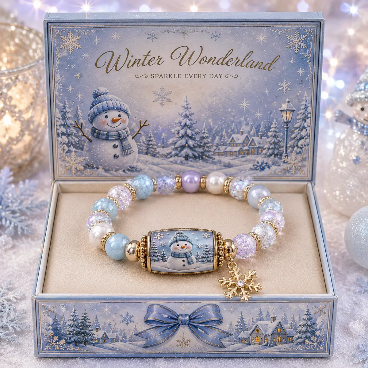 🎄 Ensemble de bracelets à perles « Christmas Story » en édition limitée | Bijoux de Noël à offrir