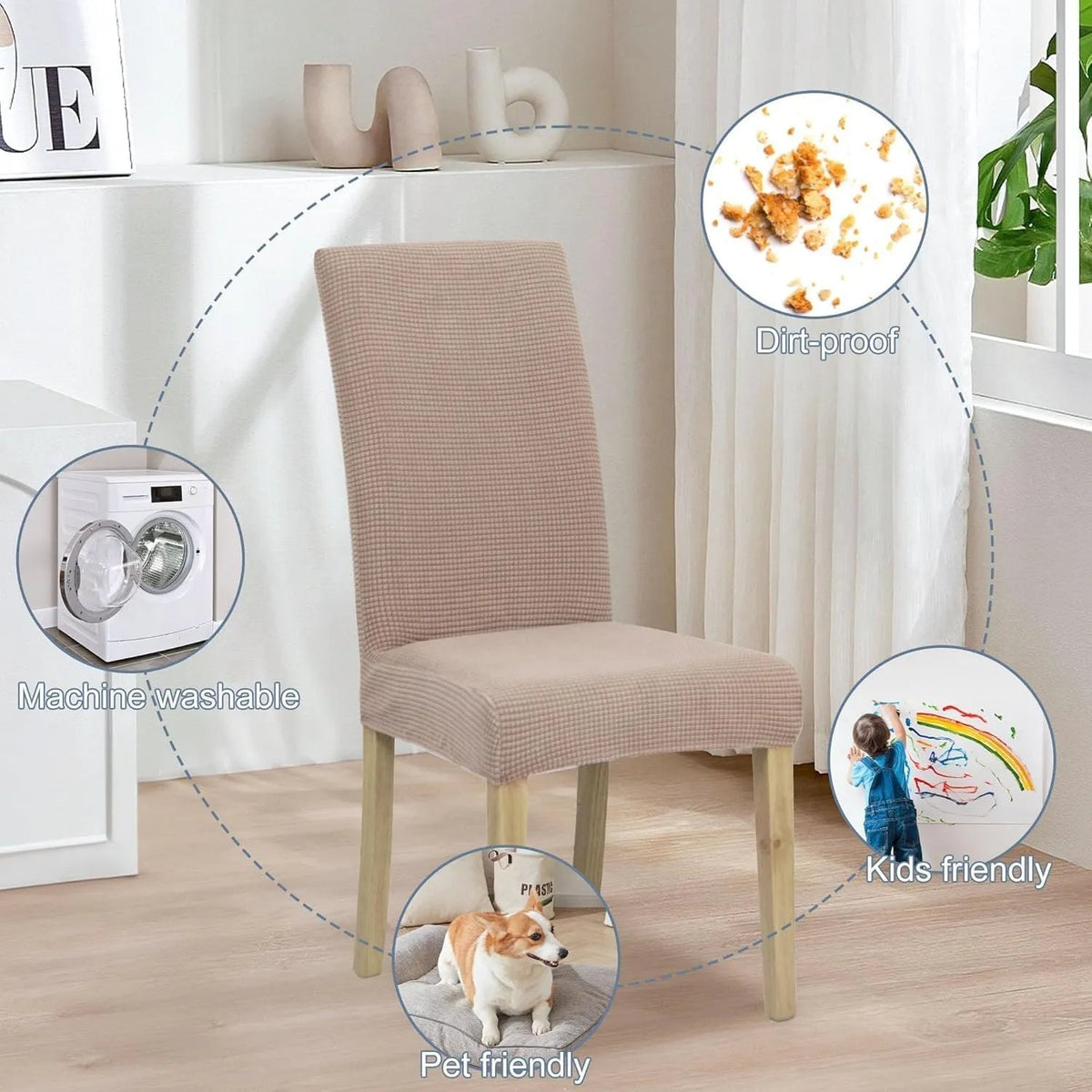 Housses de chaise élégantes : donnez un coup de jeune à vos vieilles chaises !