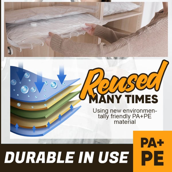 ⏳50 % de réduction – Dernier jour!⏳ Sacs de compression sous vide électriques durables