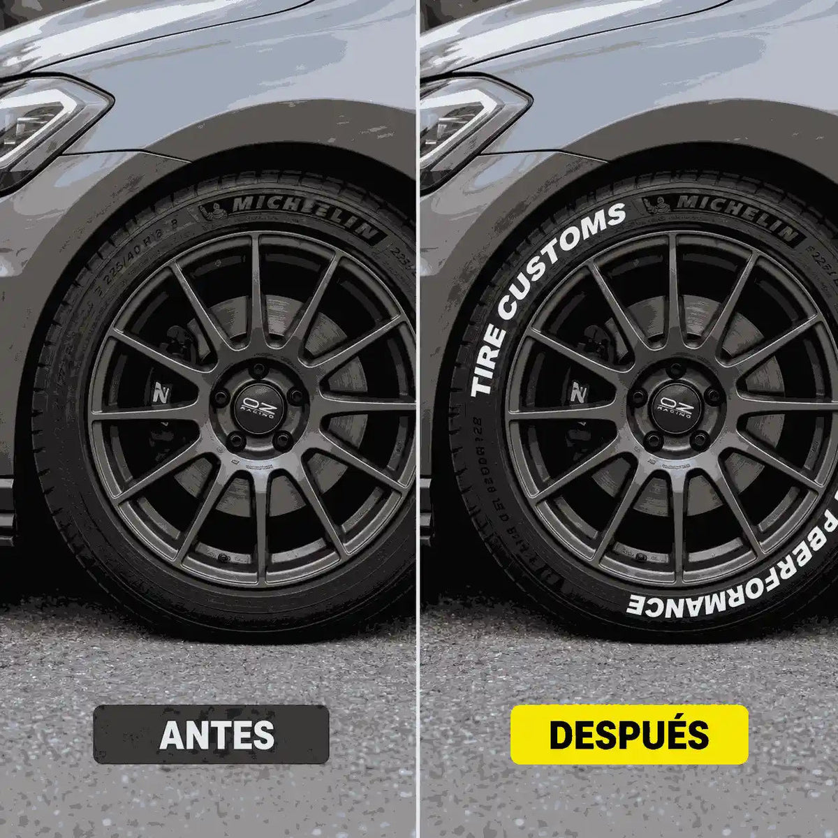 🏎️ Marqueur personnalisé pour surfaces multiples automobiles Wheel Armor