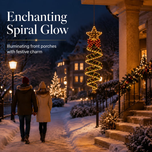🎄Christmas Magic Spiral Hanging LED Light Collection