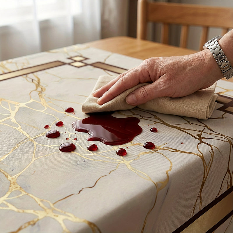 ⏳Begrenset tid 50 % rabatt⏰Vanntett lerret med marmorprint
