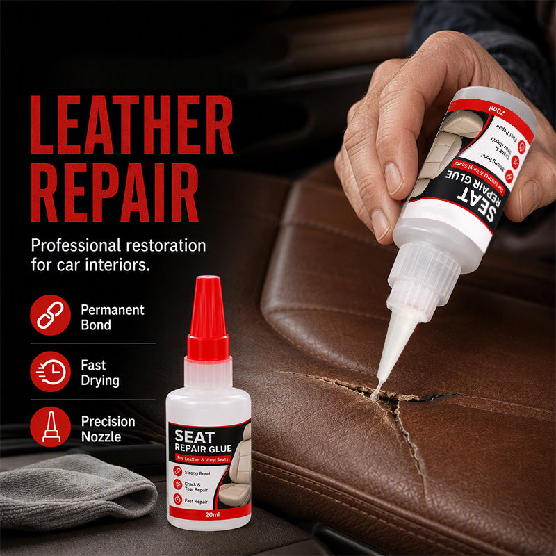 🚗 50 % de réduction ! Réparez rapidement le cuir craquelé : colle de précision à séchage rapide pour sièges auto, canapés et vinyle.