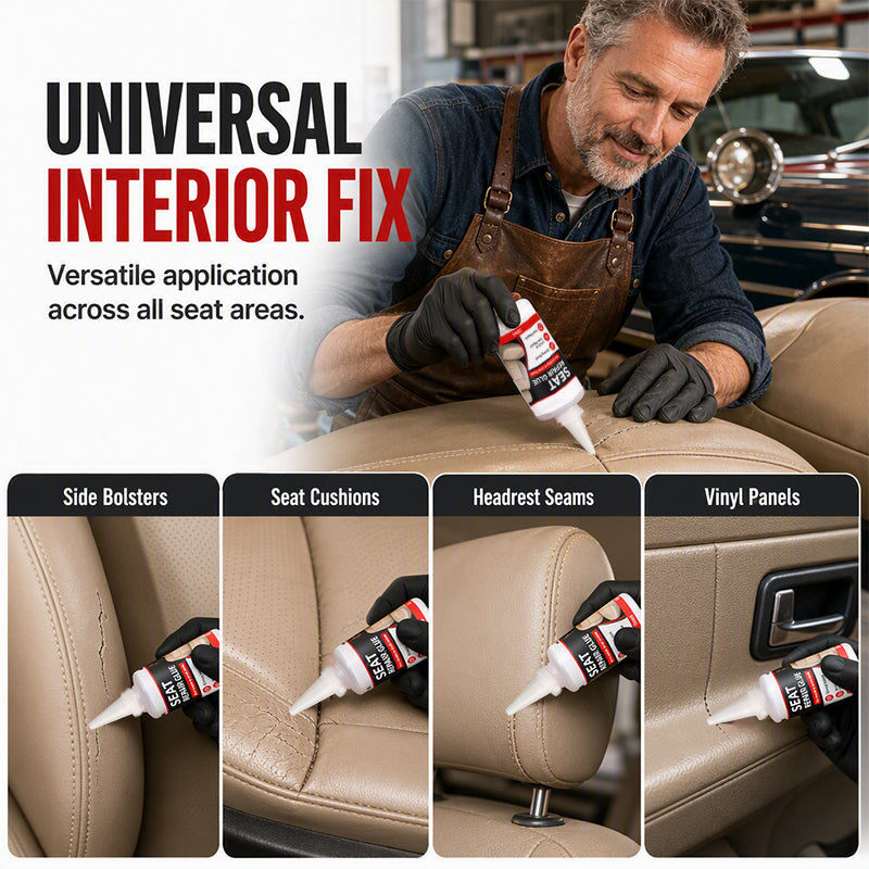 🚗 50 % de réduction ! Réparez rapidement le cuir craquelé : colle de précision à séchage rapide pour sièges auto, canapés et vinyle.