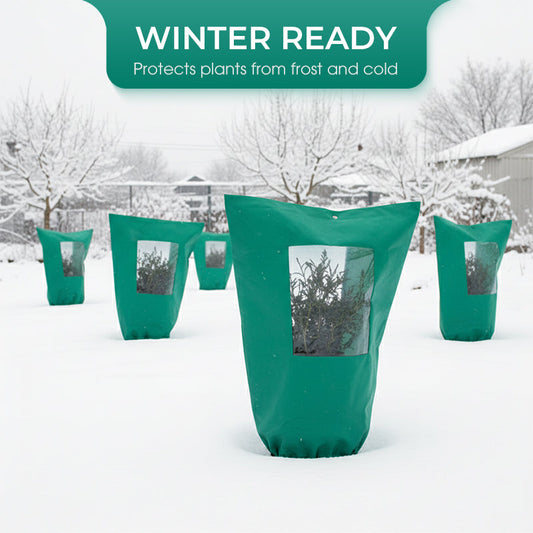 🌱 Économisez 50 % ! ❄️ Housse d'hiver pour plantes – Fermeture éclair et cordon de serrage pour protéger du gel ✨