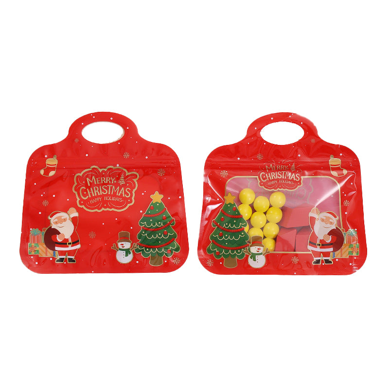 🎅DERNIER JOUR : -60 % !! 🎁 Remplissage et fermeture faciles 🎄 Sachets festifs auto-adhésifs pour friandises – Motifs Père Noël et bonhomme de neige | Refermables, adaptés au contact alimentaire et parfaits pour les biscuits, chocolats et petits cadeaux ⛄